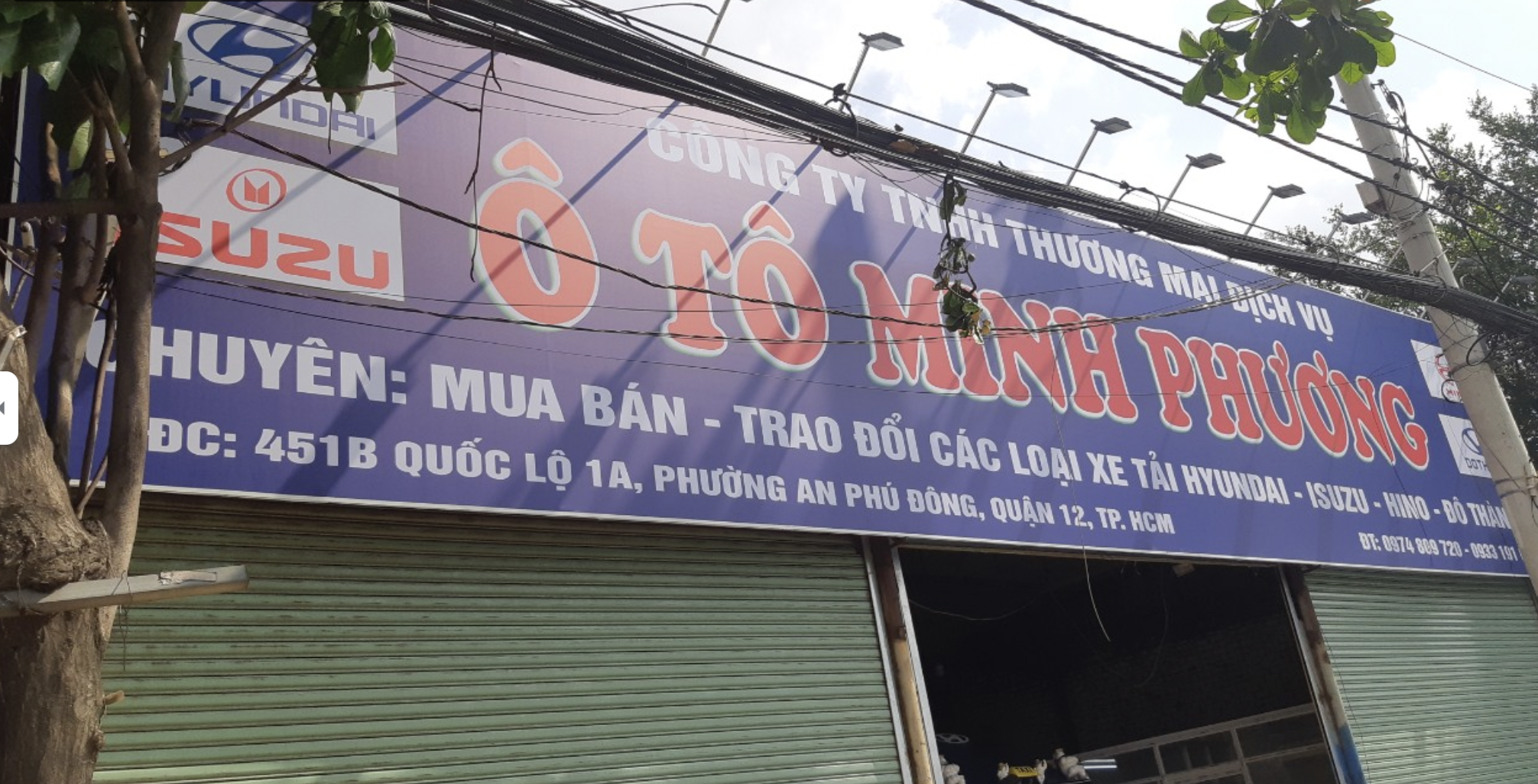 ô tô minh phương quận 12 ,an phú đông