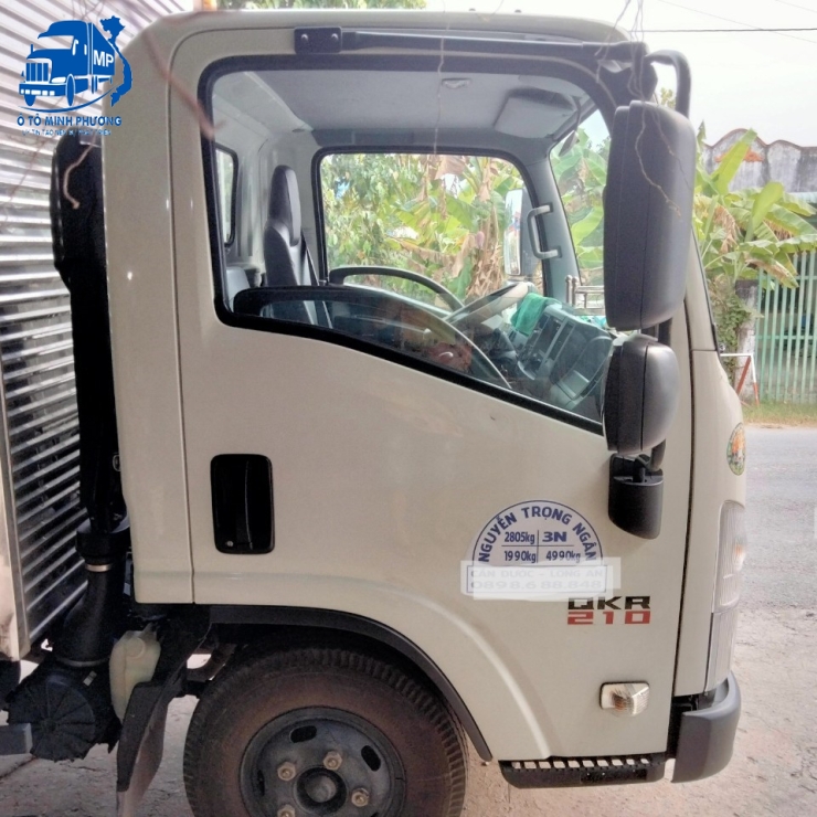 XE TẢI ISUZU QKR210 1.99 TẤN ĐỜI 2021 GẮN BỬNG NÂNG 